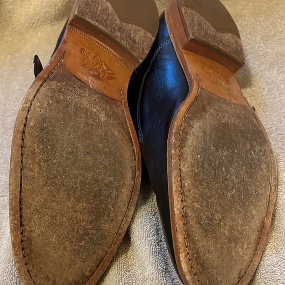 Johnston & Murphy Richland Men's Black Leather Shoes - size 11.5 - Picture 6 of 13